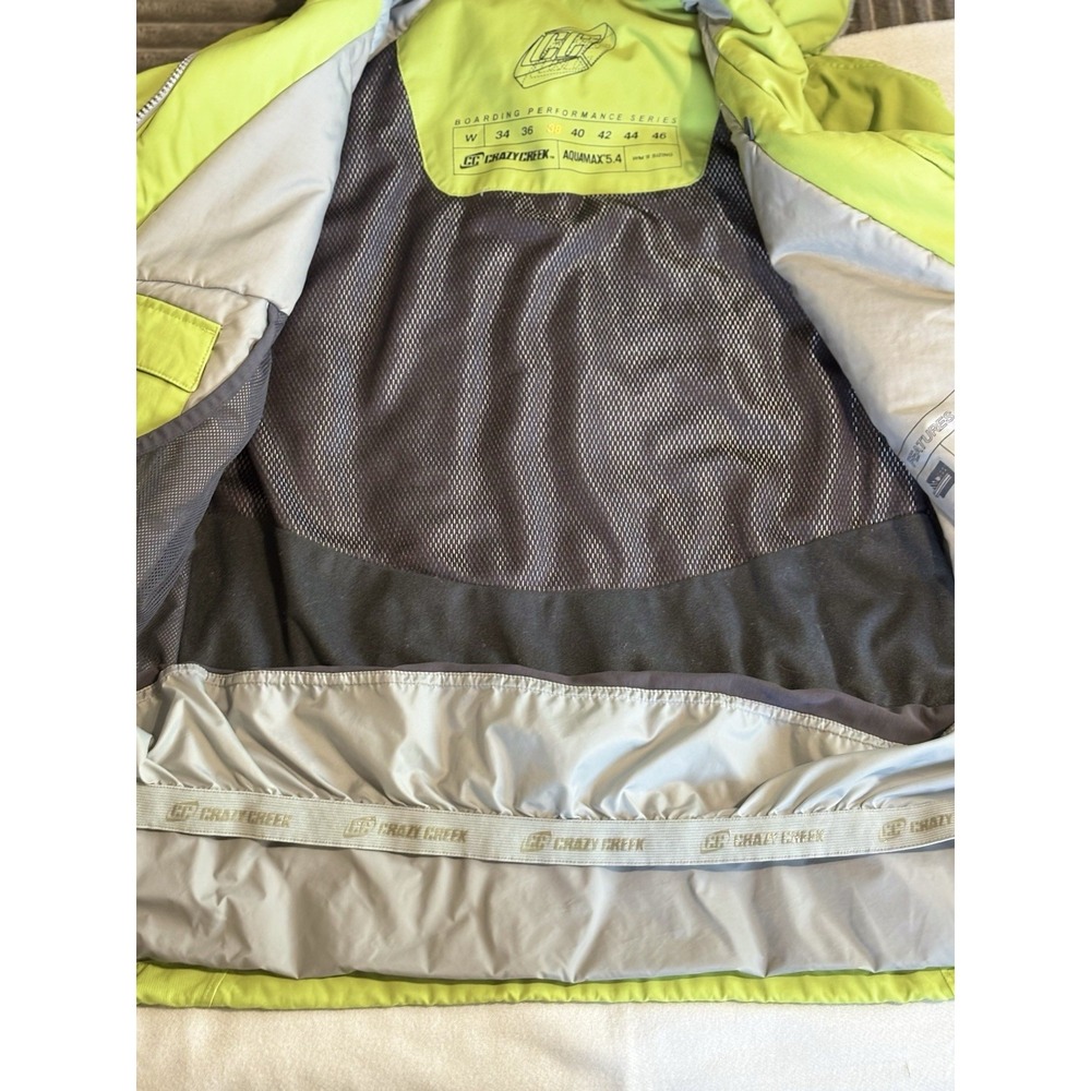 Vintage 90's Crazy Creek Snow Boarding Performance Aquamax Jacket Womens 38 EUC - Picture 14 of 14